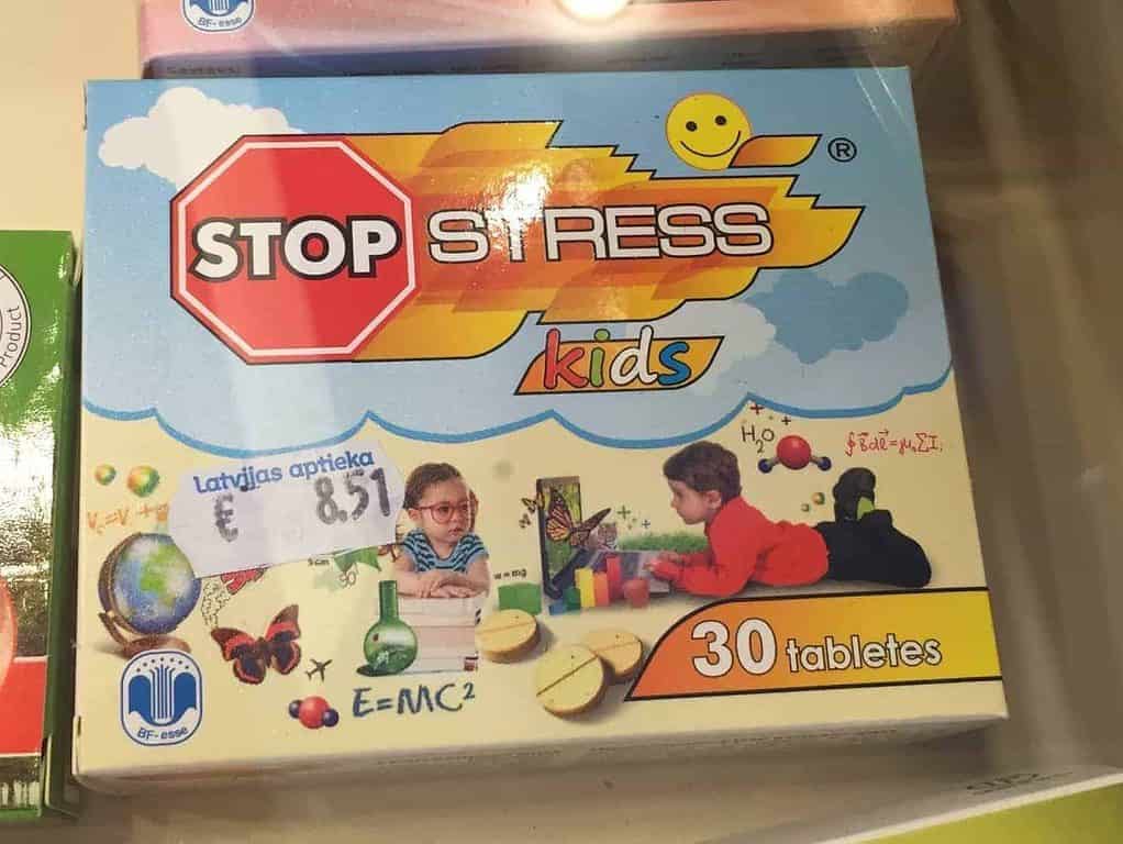 Stress tablets for kids